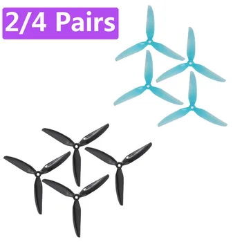 

2/4 Pairs HQProp DP6X3X3V1S Durable 6030 6 Inch 3-Blade Propeller for RC Drone FPV Racing Quadcopter DIY Spare Parts Accessories