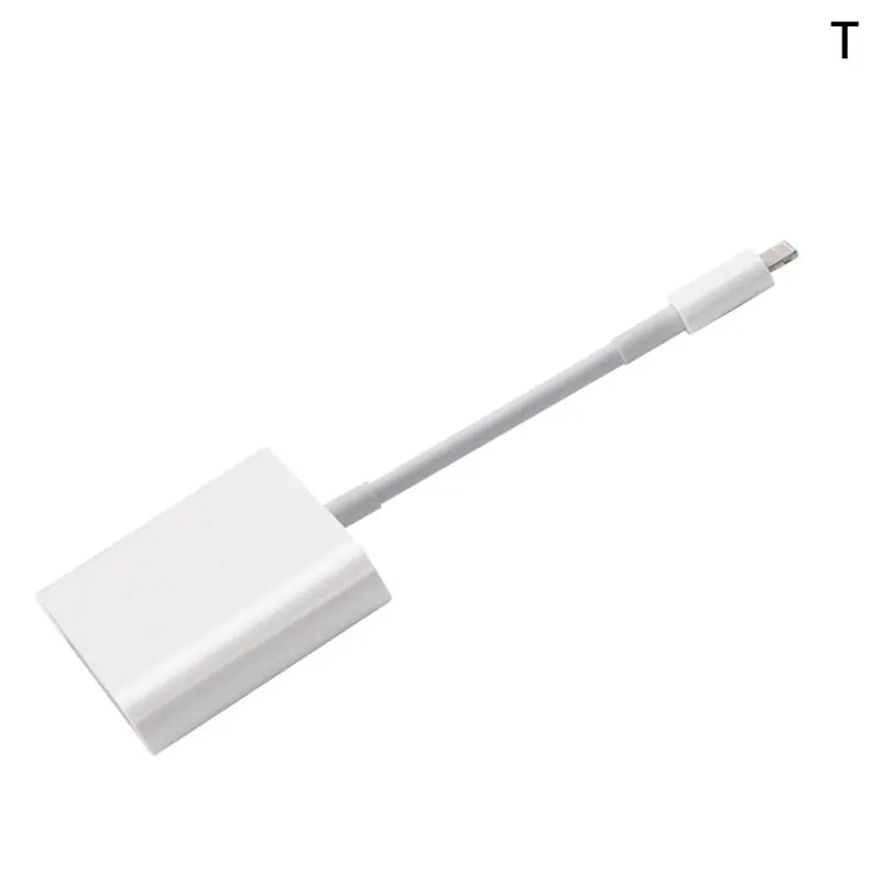 OTG адаптер 8 pin для SD TF CF карты 3 в 1 камера кабель передачи для Apple Phone белый