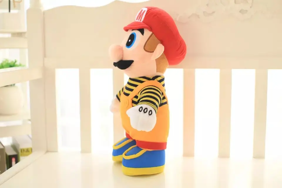30/40/50 см качество Super Mario Плюшевые куклы с рисунком из игры "Братья Супер Марио" Марио и Луиджи, чучела плюшевых игрушек