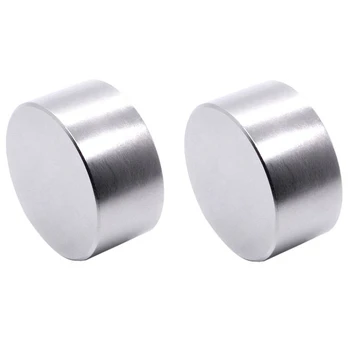 

2Pcs N52 Neodymium Magnet 50X30mm Gallium Metal Super Strong Magnets 50x30 Big Round Powerful Permanent Magnetic 50 X 30 Magnet