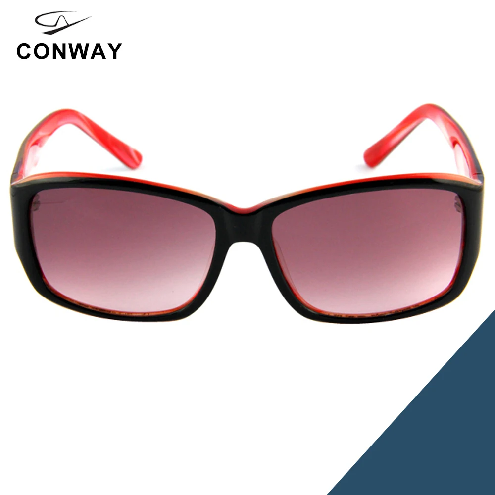 CONWAY, большие квадратные солнцезащитные очки для женщин, негабаритные, поляризационные, модные женские солнцезащитные очки, красивые линии, прочная ацетатная оправа