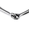 5 Inches Horse Bit Snaffle With Curb Chain and Curb Hooks -Durable and  Rustless 5