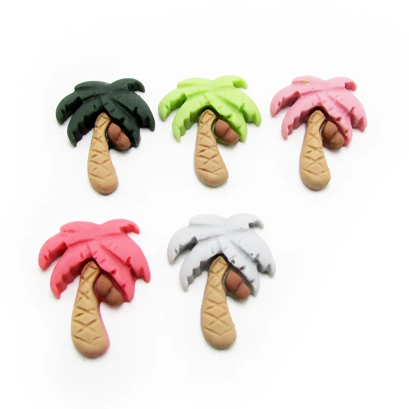 40 шт. блестящий цвет кокосовое дерево войлочные заплатки головной убор