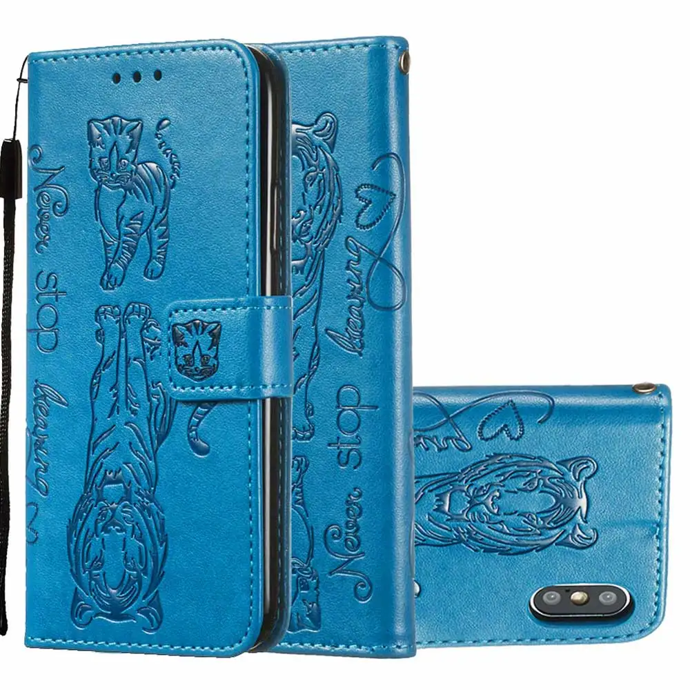 KISSCASE ободок с ушками кошки тигра рельефный чехол для телефона huawei P30 Pro Коврики 30