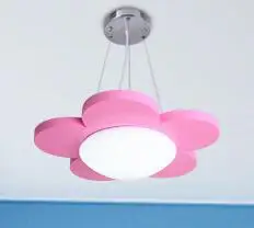 Детский сад droplight led Защита Глаз Мультфильм свет в спальне творческие цветные цветы ранняя классная школа - Цвет корпуса: Розовый