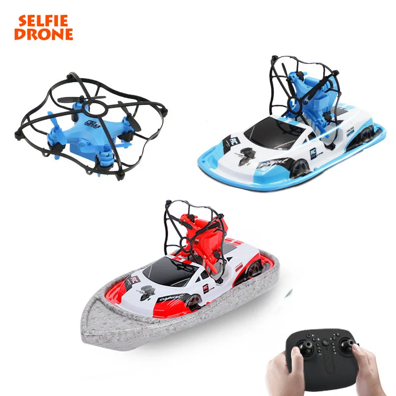 

Global Drone Gw123 Three-in-One Mini Unmanned Aerial Vehicle Sea Aircraft Remote Control Car Boat