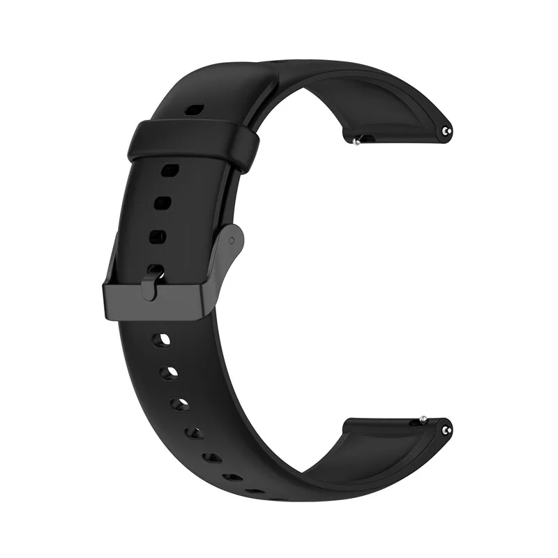20mm 22mm Silicone watch strap For Samsung Gear S3/Active2/Huawei GT2 /Amazfit bip/Fossil Q/POLAR ignite Vantage M2 wristband