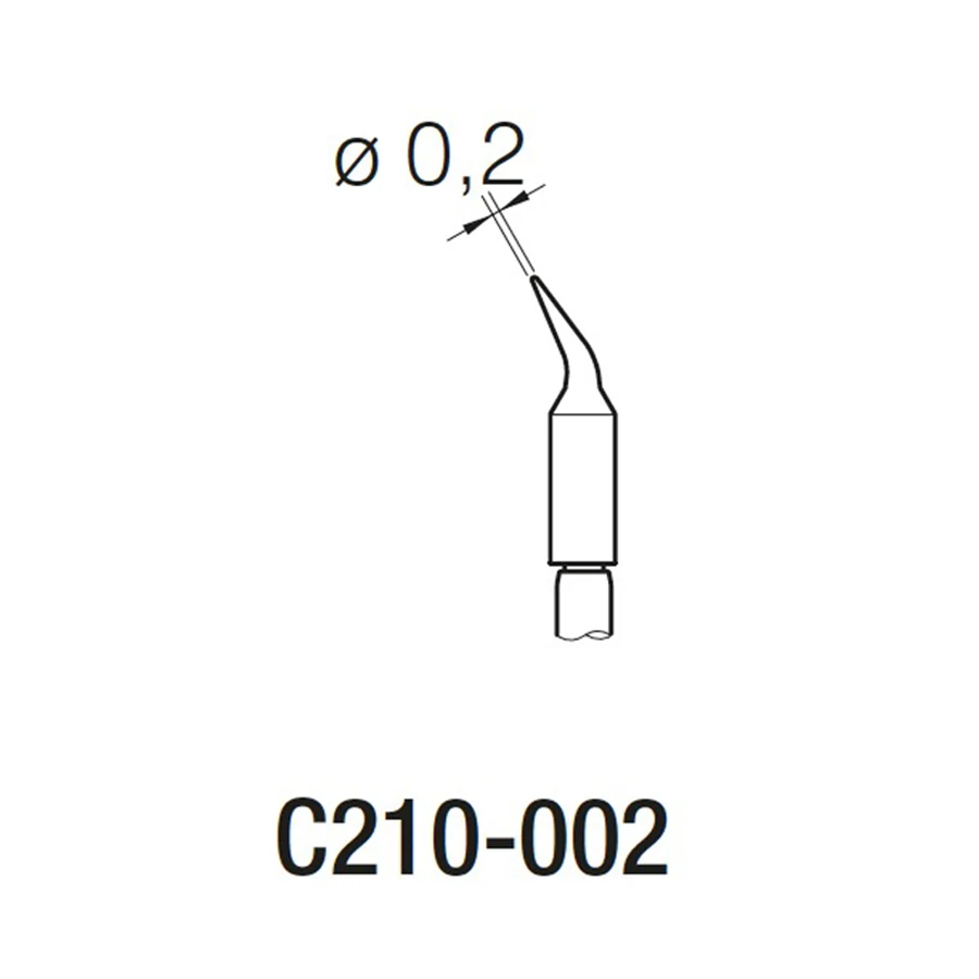 3 шт. оригинальный JBC жало паяльника C210 018 020 002 советы для T210 A пайки ручка CD 2SE