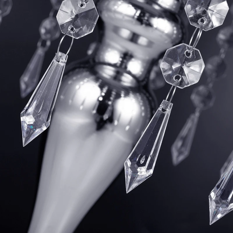 CSS S-Shaped Crystal Bead Curtain Rotating Road Lead Wedding Props Ferris Wheel Mermaid Candlestick Flower Bracket Vase