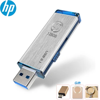 

Original HP X730W USB3.1 USB Flash Drive 512GB/128GB/64GB/32GB/Pen Drive Pendrive METAL Flash Drive Memory stick USB disk