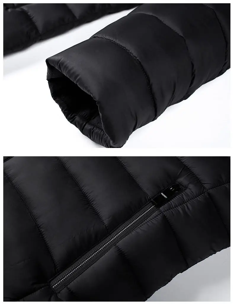 Winter Warm Jackets Coat Men Male Coats Jacket Parka Stand Collar Quality Padded Outerwears Father's Gift Clothing 2019 New 13