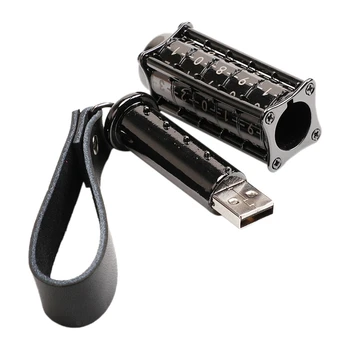 

Mini USB Flash Drive Rotating High Speed U Stick Memory Stick 64GB with a Mechanical Combination Lock