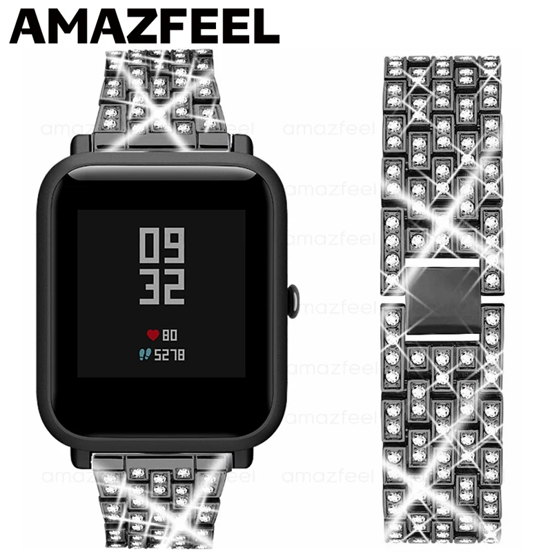 Роскошный ремешок для часов Huami Amazfit Bip браслет на запястье gts gtr 42 мм 20