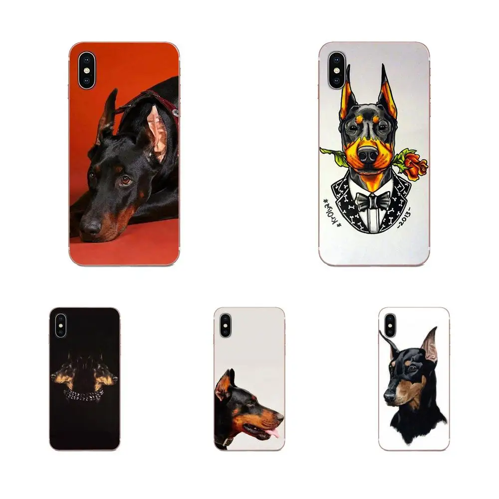 Милая такса Doberman собака для Galaxy Alpha Note 10 Pro A10 A20 A20E A30 A40 A50 A60 A70 A80 A90 M10 M20 M30 M40 |