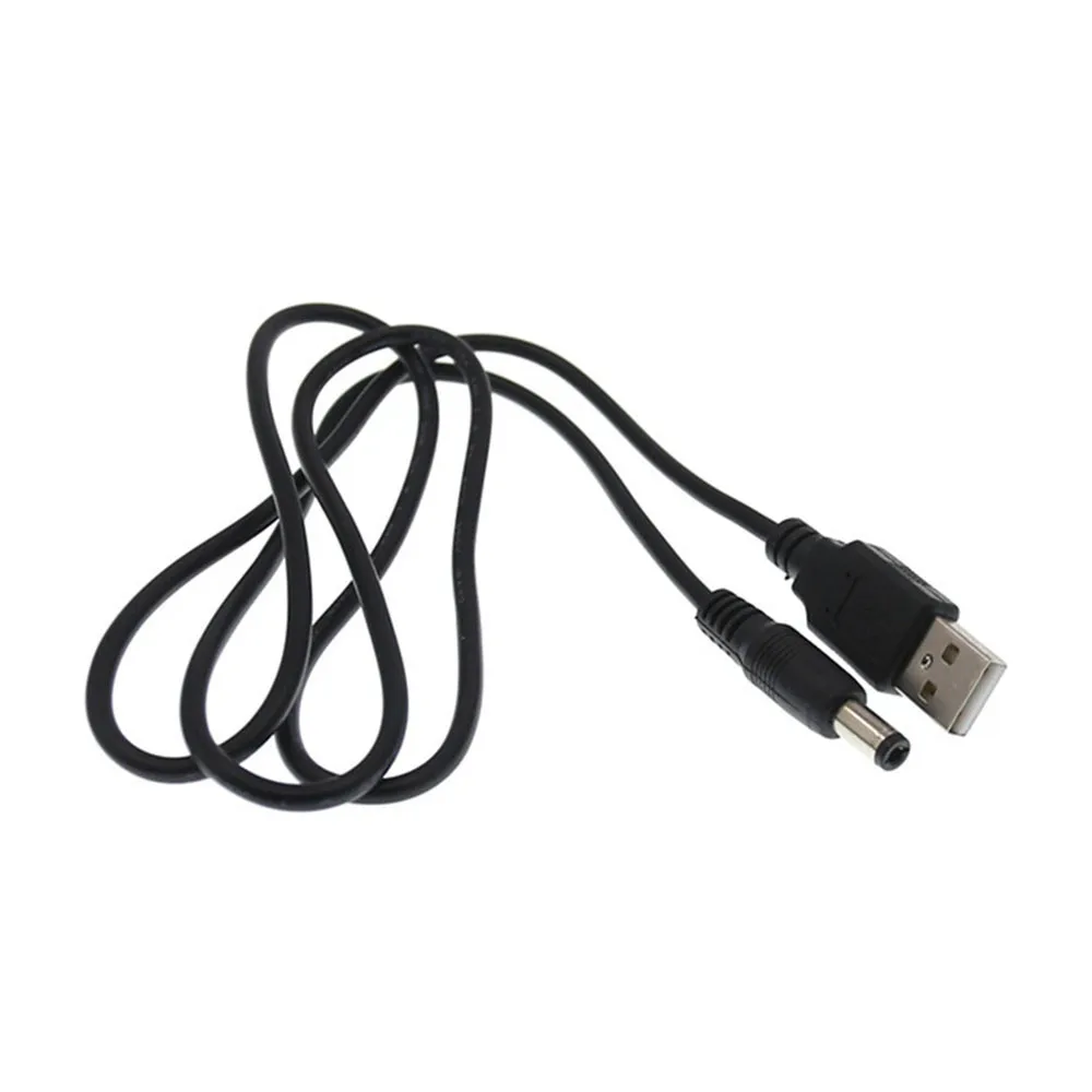 New Power Cable Digital Charge Cable Connector 5.5mm USB Port To 5.5 X 2.5mm 5V DC Jack Power Cable Connector
