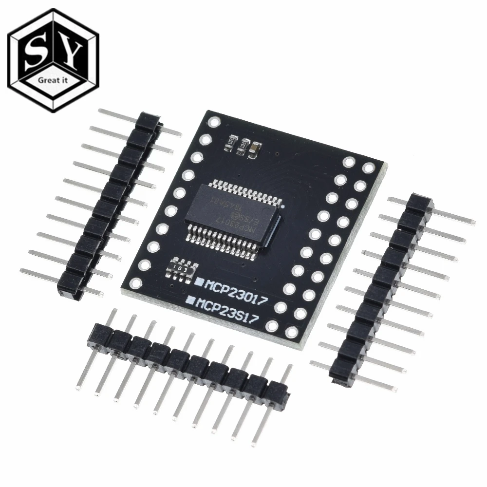 Module MCP23017 - 4 Pièces - Expansiteur D'entrées/sorties 16 Bits En I2C/SPI Pour Arduino, Raspberry Pi
