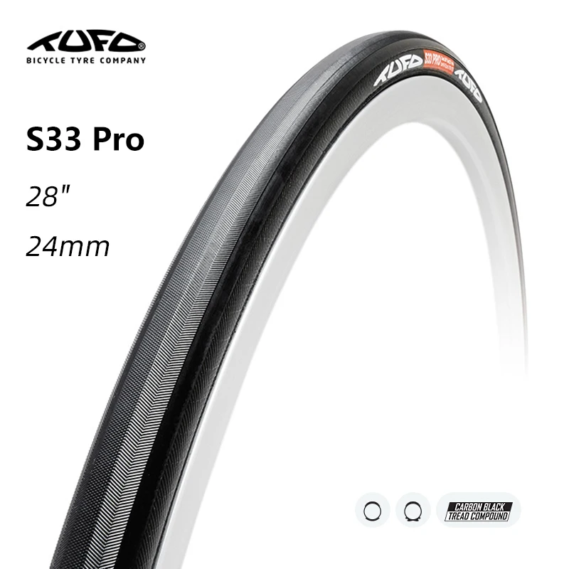 TUFOS33PRORoadBikeTubularTire700x24CRoadBicycleFolding