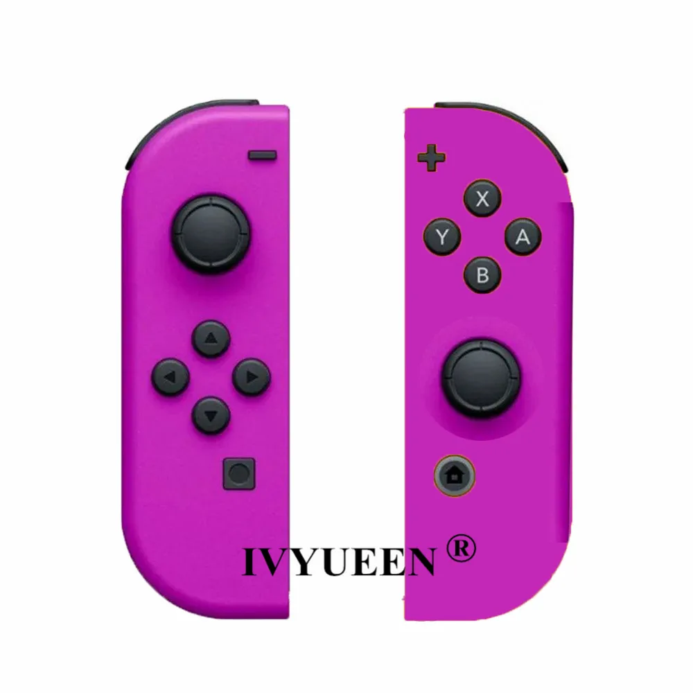 IVYUEEN 1 пара для Nitendo switch NS JoyCon Joy Con контроллер корпус оболочка чехол для Nintendo doswitch зеленый фиолетовый розовый чехол - Цвет: G