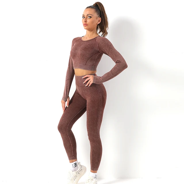 Women Seamless Sport Suit 2PC Naked 
