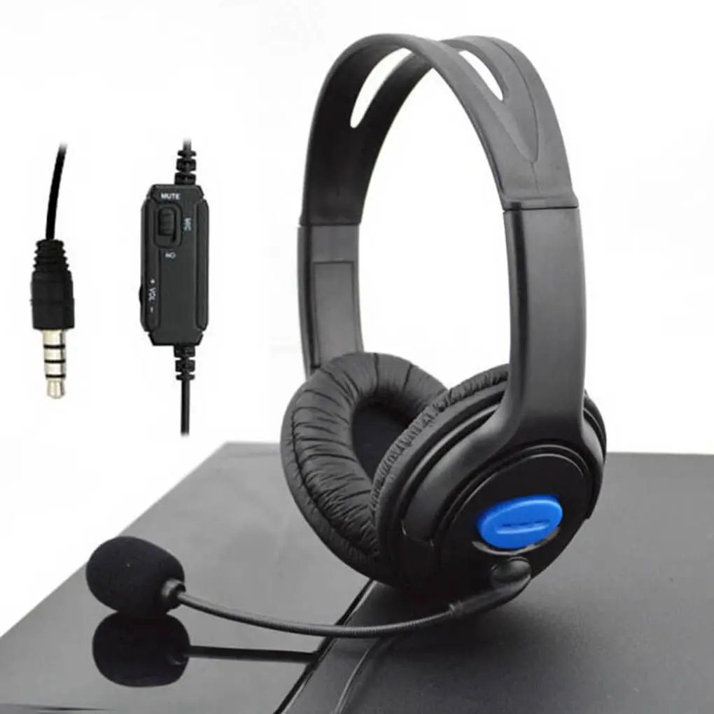 Замена для PS4/PC компьютера 3,5 мм большая протянутая проволока микрофон Игровые наушники игровая гарнитура
