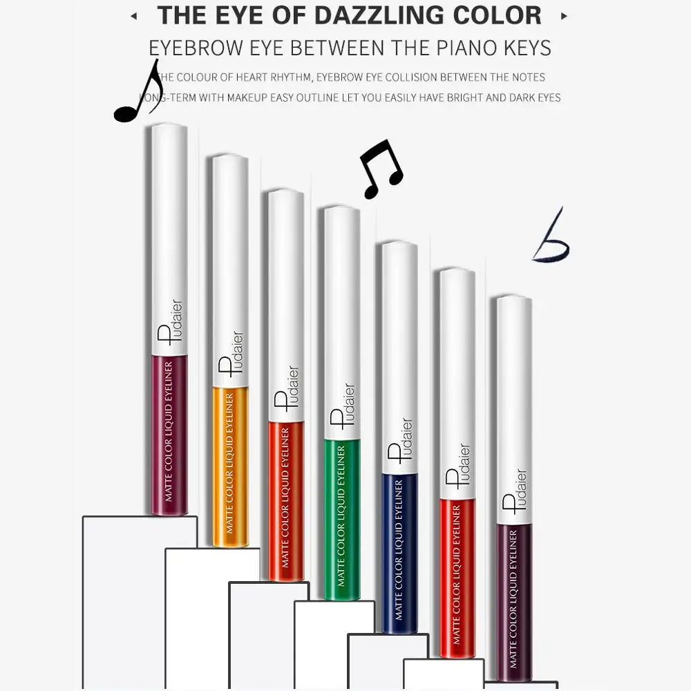 Pudaier Colorful Eyeliner Pen Eyes Makeup Art Black Color Liquid Eye Liner Pencil Make up Waterproof Cosmetics Eyeliners Ink Pen Pudaier Colorful Eyeliner Pen Eyes Makeup Art Black Color Liquid Eye Liner Pencil Make up Waterproof Cosmetics Eyeliners Ink Pen