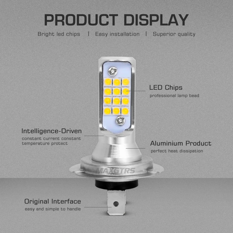 2x H7 H8 H11 9005 HB3 9006 HB4 5500K 24 SMD 3535 чип с can-bus внешние светодиодные лампы Автомобильные светодиодные противотуманные фары дальнего света светильник s лампа светильник источник