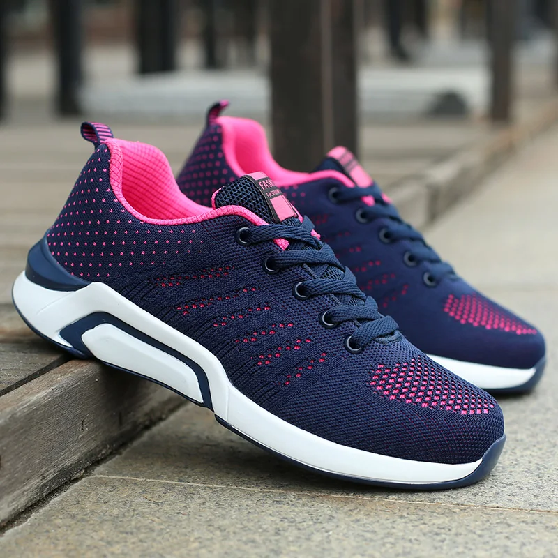

Big Size US8 Cushion Running Shoes for Women Breathable Sneakers Non Slip Damping Jogging Sport Shoes Plus Size Female Trainers