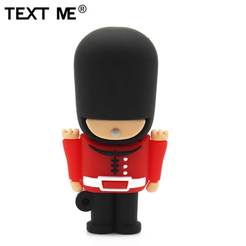 USB флеш накопитель TEXT ME с рисунком из мультфильма Королевская гвардия 2 0 4 ГБ 8 16 32 64