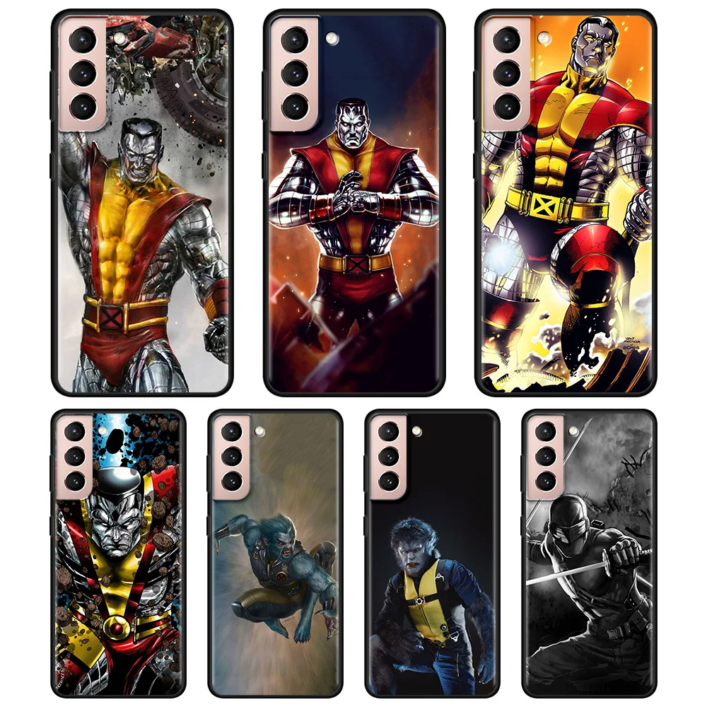 Wolverine костюм X-Men Colossus чехол для телефона Samsung Galaxy S20 S21 FE Ultra S10 S9 S8 Plus Lite S10e S7 Edge