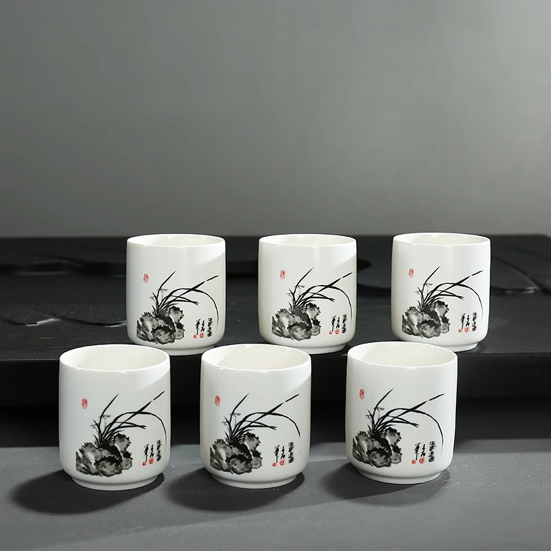 120ML JIA-GUI Луо Цзиндэчжэнь ручная роспись чайная чашка Tazas De Ceramica Creativas чашки чайный набор кунг-фу I053 - Цвет: 120ML