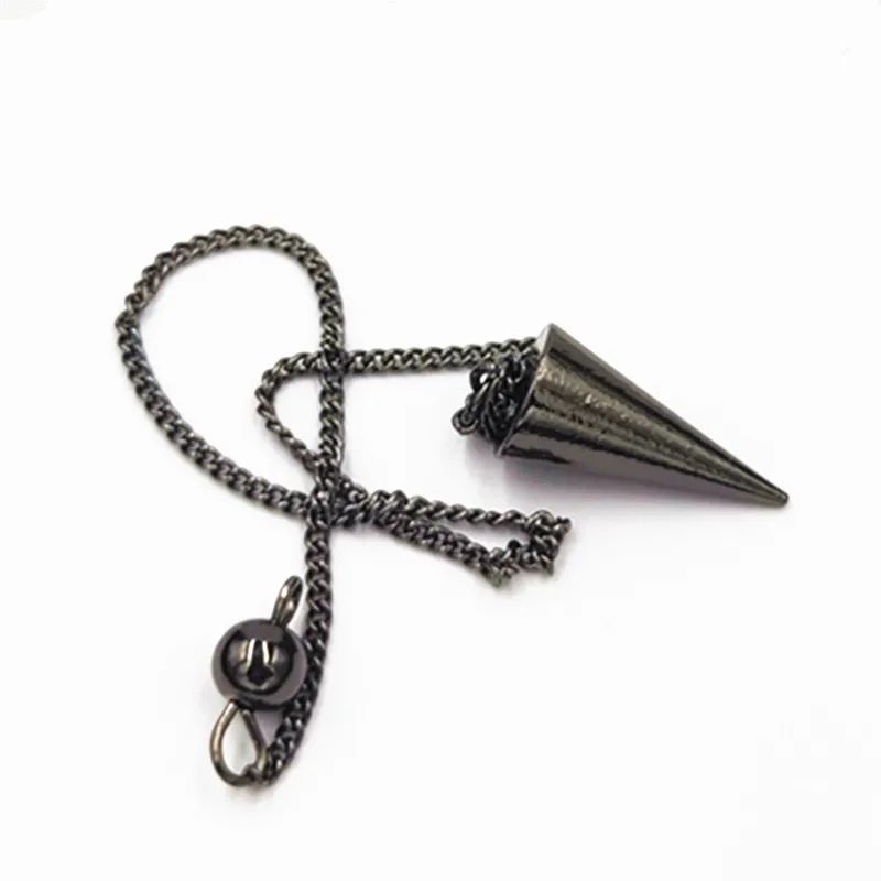 pendulums for dowsing pendule de reiki pendant Healing Pyramid spiritual pendulum for dowsing Copper meatl Charms Chakra Amulet