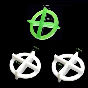 

100pcs Green Cross Tile Leveling Recyclable Plastic Tile Leveling System Base Spacer HYD88