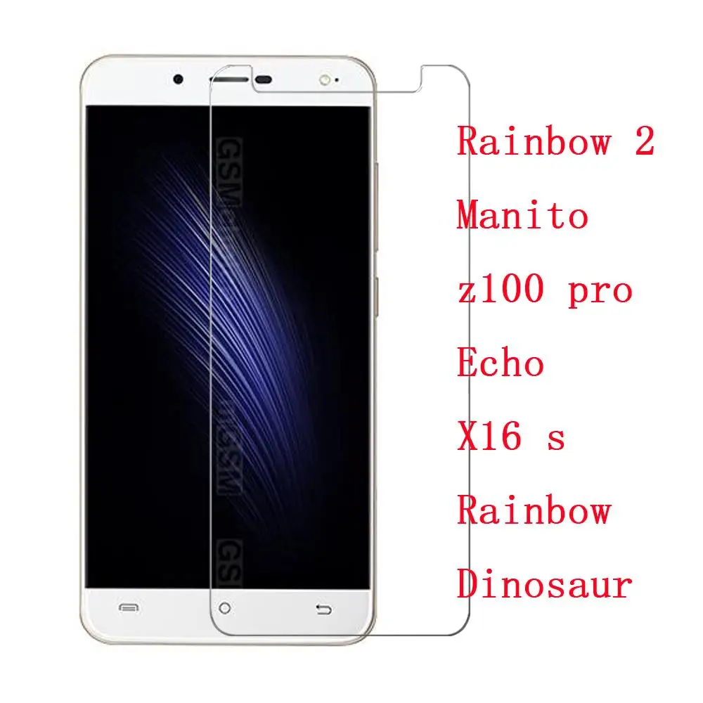 2.5D 9H закаленное стекло Защита экрана для Cubot Rainbow 2 Manito z100 pro Echo X16 s