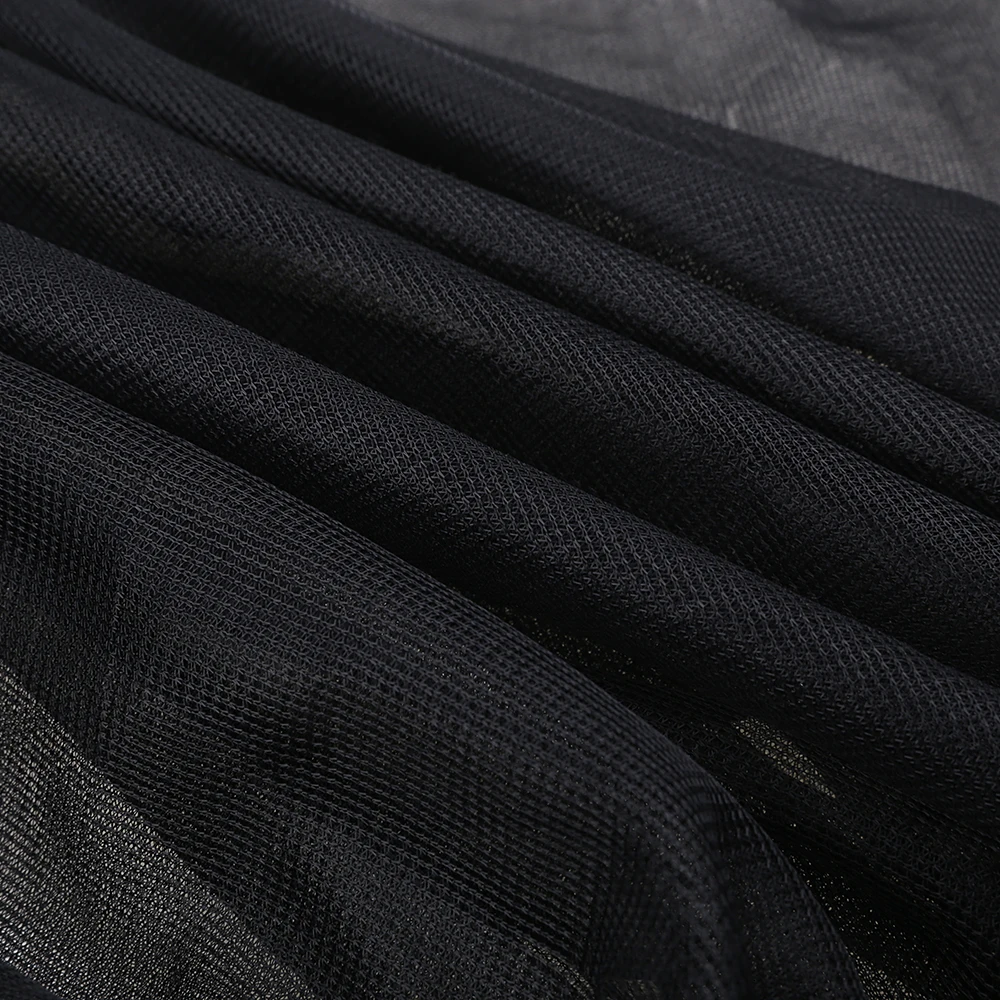 2Pcs Car Sun Visor Rear Side Window Sun Shade Mesh Fabric Sun Visor Shade Cover Shield UV Protector Black Auto Sunshade Curtain
