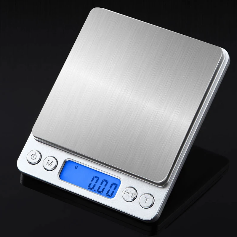 Портативные электронные продукты питания весы 3000 г/0,1 г почтовые кухонные ювелирные изделия Вес балансовая цифровая шкала 500 г 0,01 точные весы
