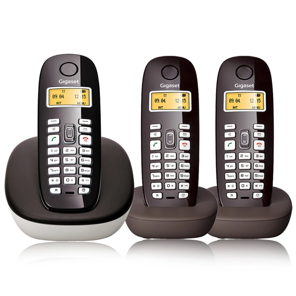 

ECO Fixed Wireless Telephone low radiation With Auto Answer Handfree call ID Screen key backlight Digital Cordless telefone Inte