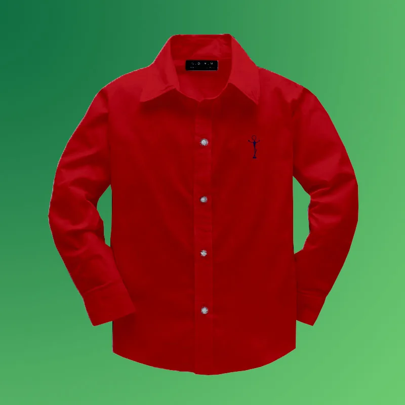 Kids Shirts Children White boys/girls long Sleeve baby wedding Clothing Students Tops Tee, kids shirts,boys shirts