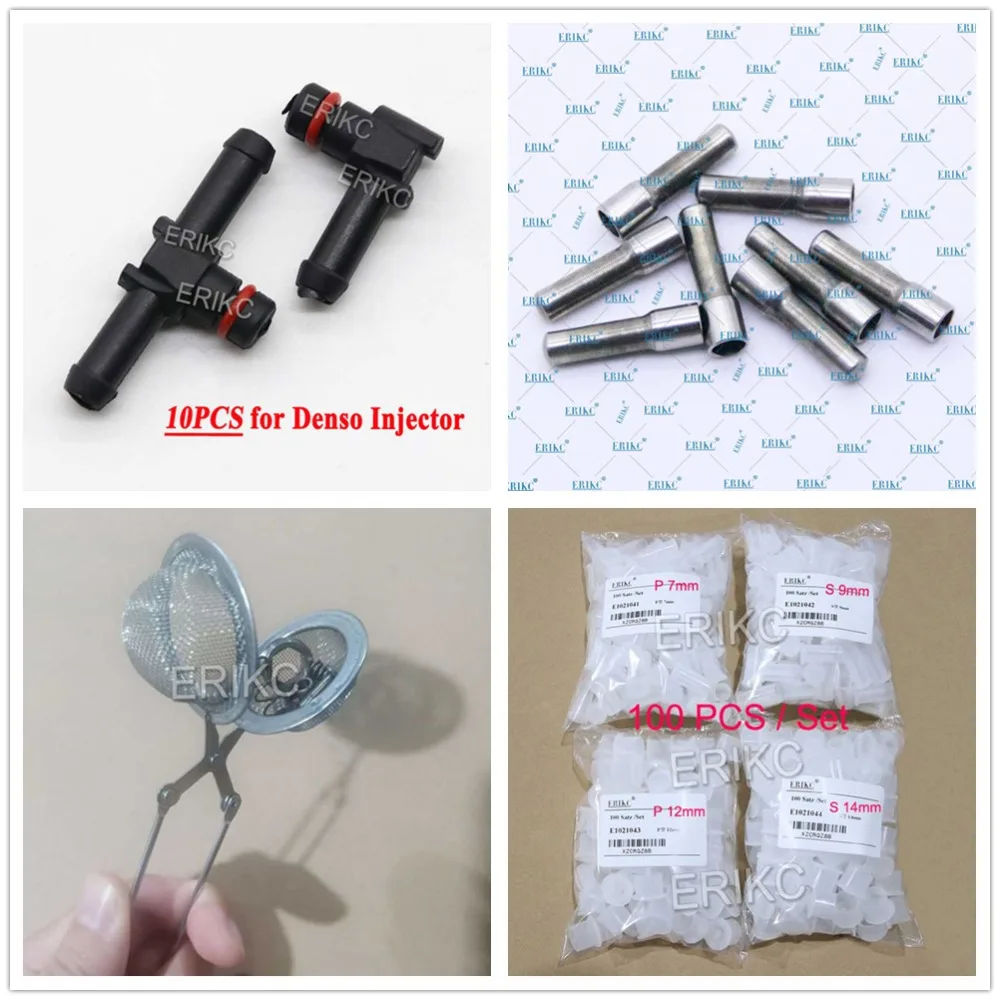 ERIKC for Denso Filter Ceramic Half ball Return Oil Backflow Joint Pipe T and L type Clean parts basket P S type cap nut
