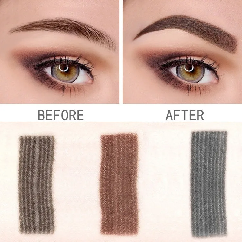 1 шт. водостойкая вилка кончик жидких чернил тени для бровей косметика