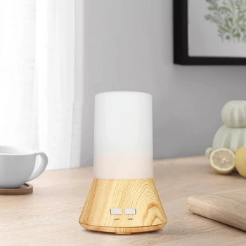 

Wood Grain Air Humidifier Multifunction Silent Bluetooth Audio Anti-Dry Aroma Humidifier Air Purifier with Light