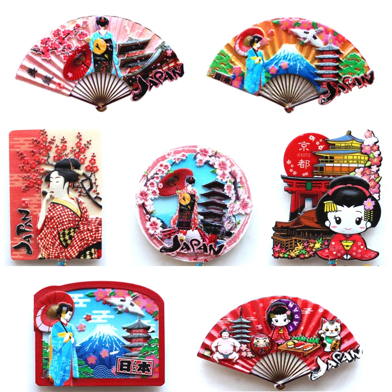 Tokyo Japan Refrigerator Stickers Mount Fuji Hokkaido Nagasaki Osaka Travel Memorial Magnetic Fridge Magnets magnetic fridge magnets magnetic sticker magnetic fridge stickers