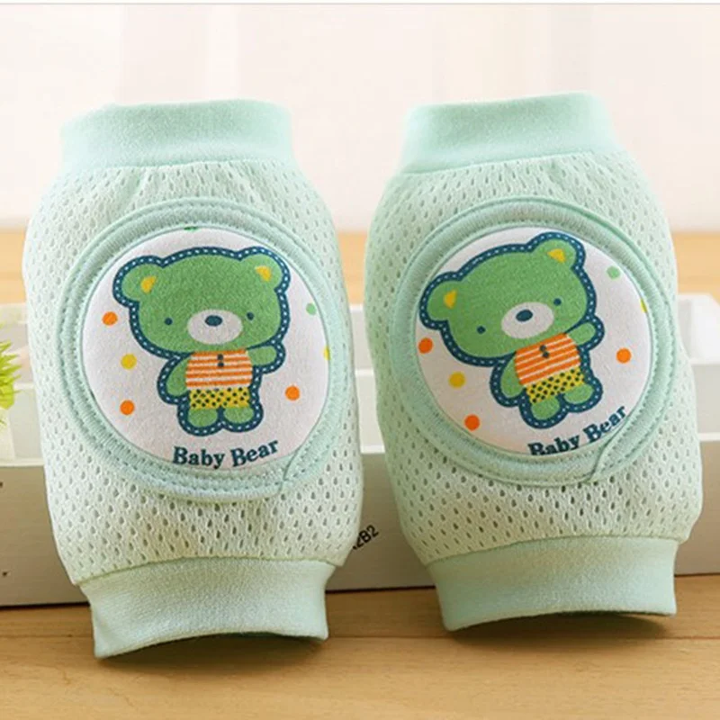 Нескользящие налокотники для малышей, хлопковые наколенники для детей, коврик для ползающего ребенка, плотные сетчатые дышащие гетры