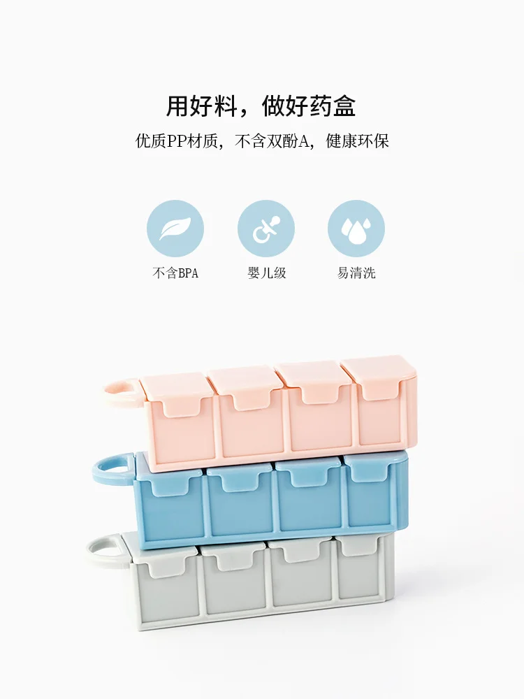 Xiaomi Mijia Youpin JORDAN&JUDY Portable dispensing kit One-week travel sub-packaged mini-medicine box