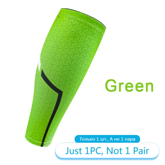 Tcare Sport Compression Calf Sleeves Leg Compression Sock Runners Shin Splint Varicose Vein Calf Pain Relief Calf Guards Running 1 Piece - Green