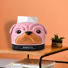 Cartoon Pumping Paper Box Reusable Storage Tissue Box Home Car Toilet Napkins Holder Case Home Storage Organizer Tissue Box