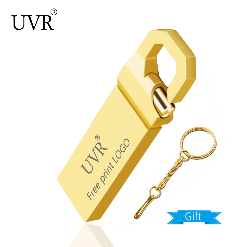 Металлический usb флеш-накопитель 8 ГБ, флешка 64 ГБ, карта памяти 16 Гб, usb 2,0, флеш-накопитель 32 ГБ, высокоскоростной флеш-диск 128 ГБ, печать логотипа - Цвет: Free print LOGO