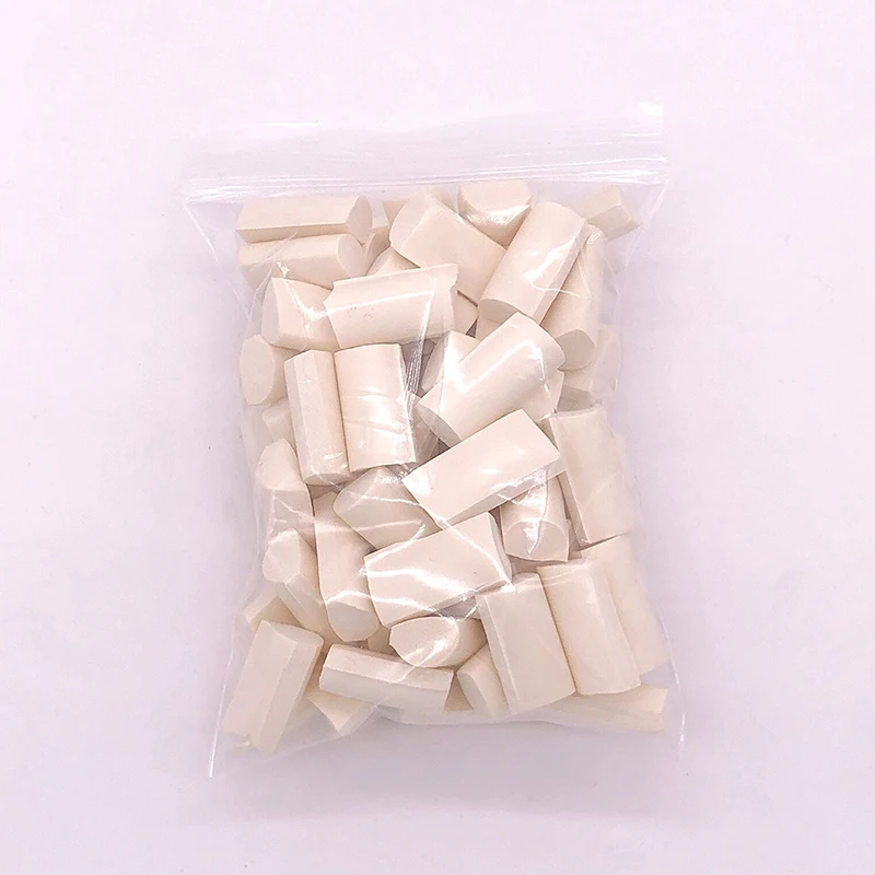 creamy-white 70 шт слизистой грязи наполнитель глина украшения Ремесло губка прокладки пены бусины Детские игрушки рождественские подарки клейкие аксессуары 15 цветов - Цвет: creamy-white