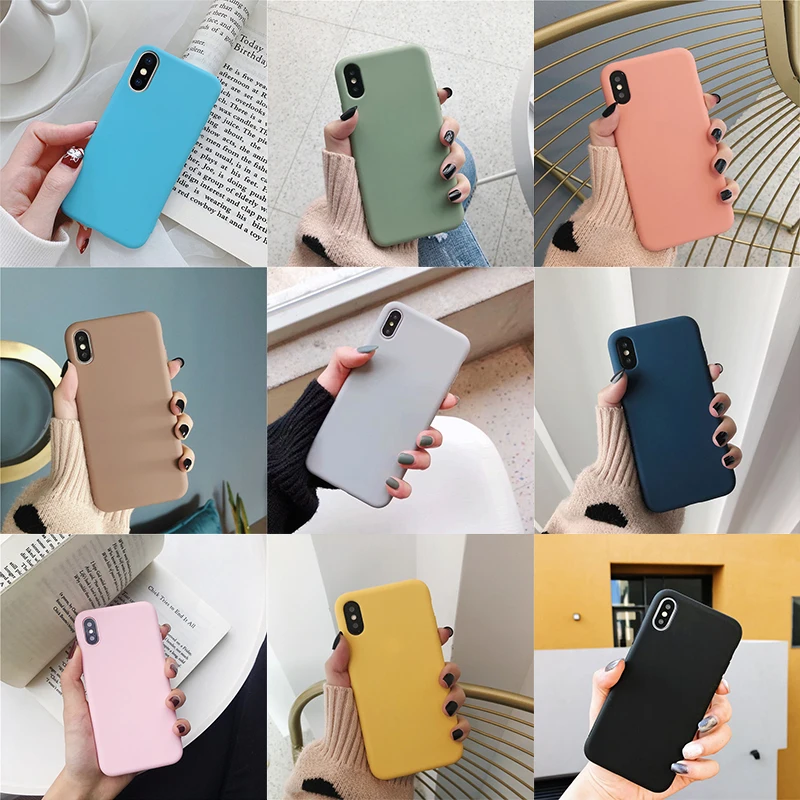 

Candy Color TPU Fundas For Samsung Galaxy S10 S9 S8 Plus S6 S7 Edge A10 A20e A30 A40 A60 A50 A70 M10 M20 M30 M40 Note 5 8 9 Case