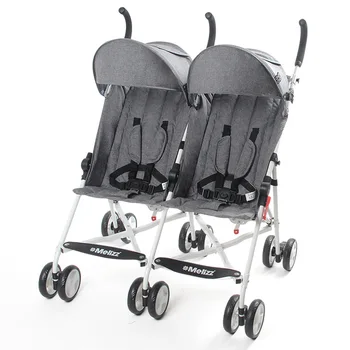 

Twin Baby Stroller Umbrellas Breathable Can Sit Reclining Folding Portable Lightweight Four Seasons Universal Double Trolley