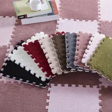 6 шт./компл. пушистый головоломка EVA пены Коврик противоскользящий Спальня ковер коврик FPing в